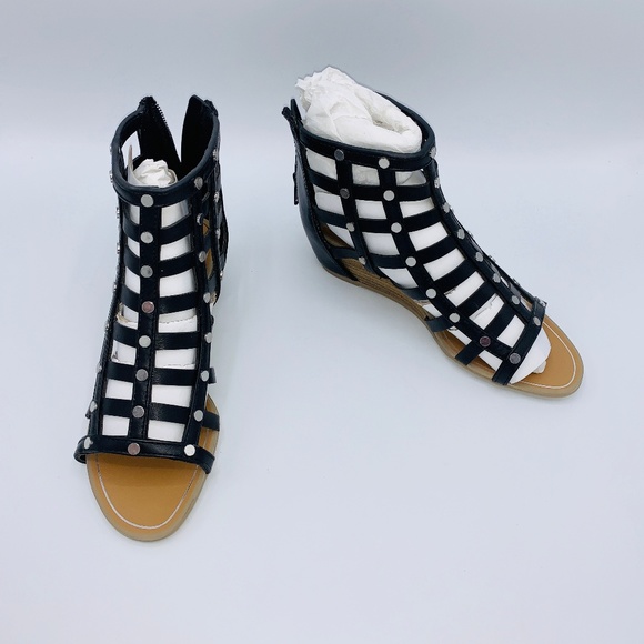 Report Shoes - Report Women's Maxton Wedge Gladiator Sandals Sz 6